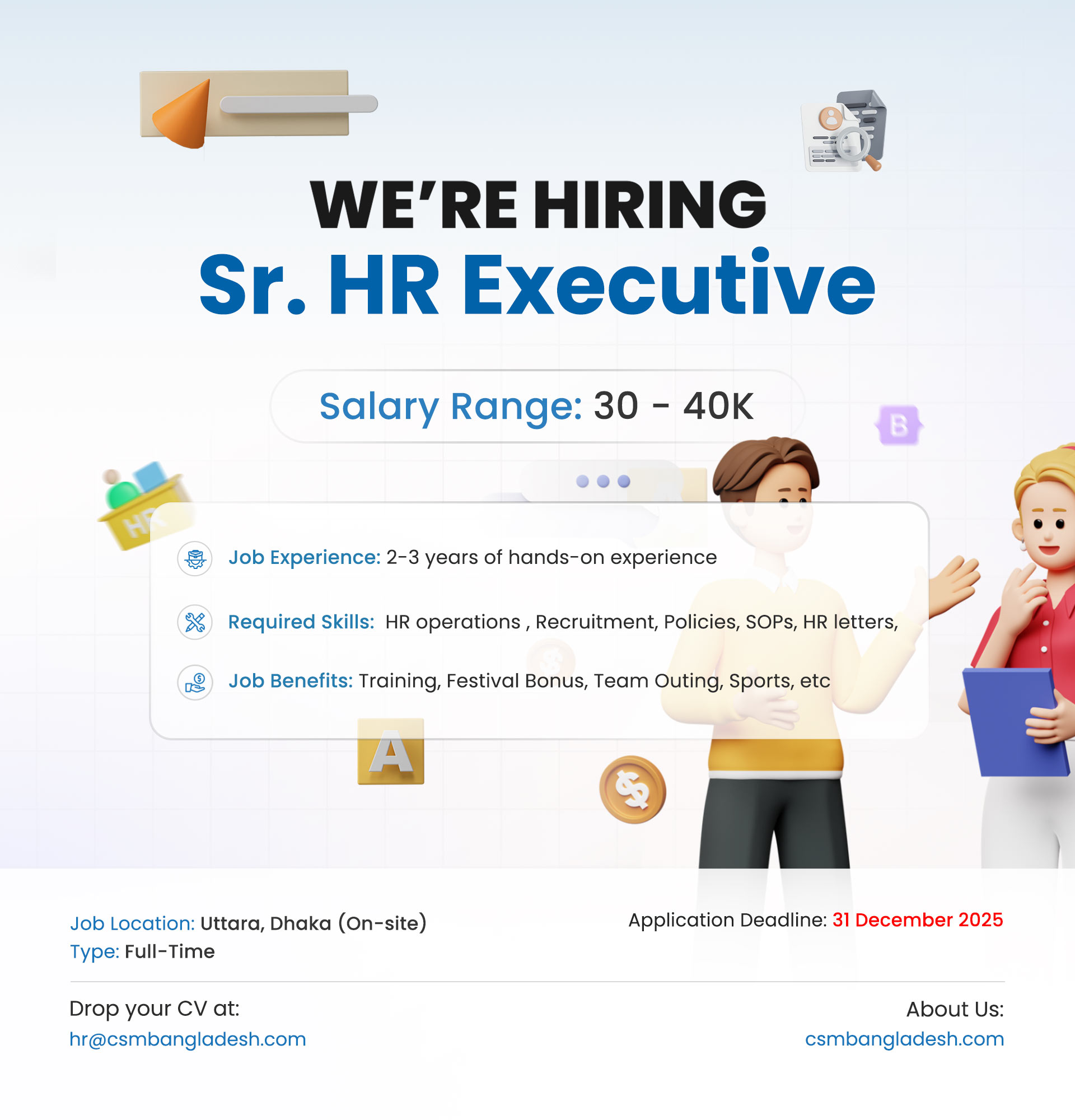 Sr. HR Executive